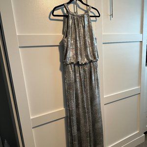 Vince Camuto Silver Jumpsuit
